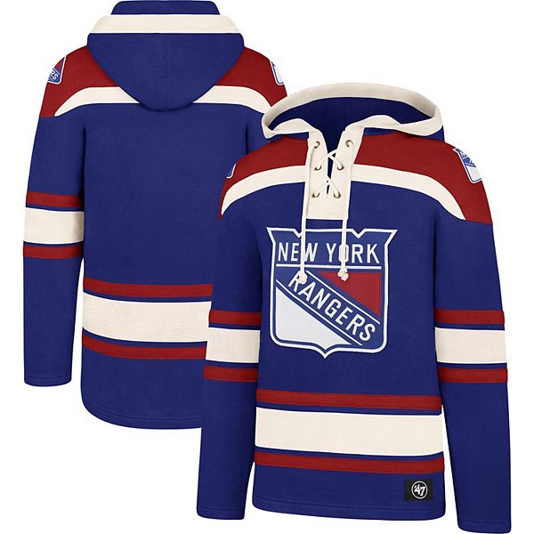 

Мужской худи '47 New York Rangers Superior Lacer Unbranded
