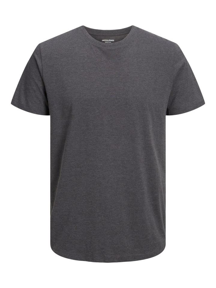

Футболка JACK & JONES PLUS, темно-серый меланж