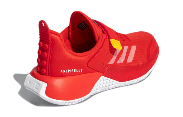 Кроссовки спортивные jx lego Adidas, красный — фото 4
