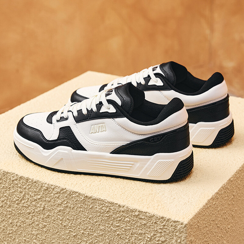 Кроссовки ANTA Skateboarding Shoes Men Low-top White/Black, белый/черный — фото 4