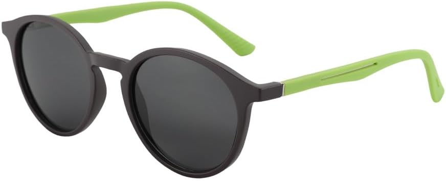 

Ретро поляризованные солнцезащитные очки для мужчин и женщин в винтажном стиле с круглой оправой и резиновыми дужками, солнцезащитные очки с защитой от УФ-излучения UV400 KTUCN, 006 Black Grey Lens