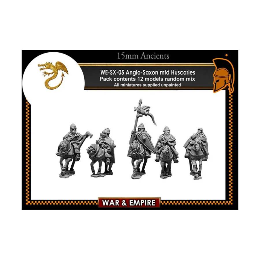 

Хускарлы - верхом, War & Empire - Dark Ages Miniatures - Anglo-Saxon (15mm)