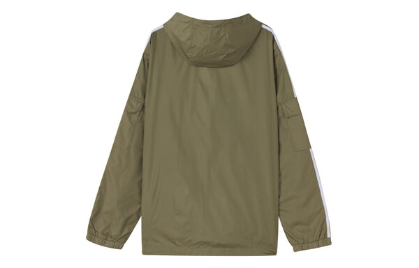 Куртка adidas originals 3-Stripes Wb hooded track Jacket Green, зеленый — фото 2