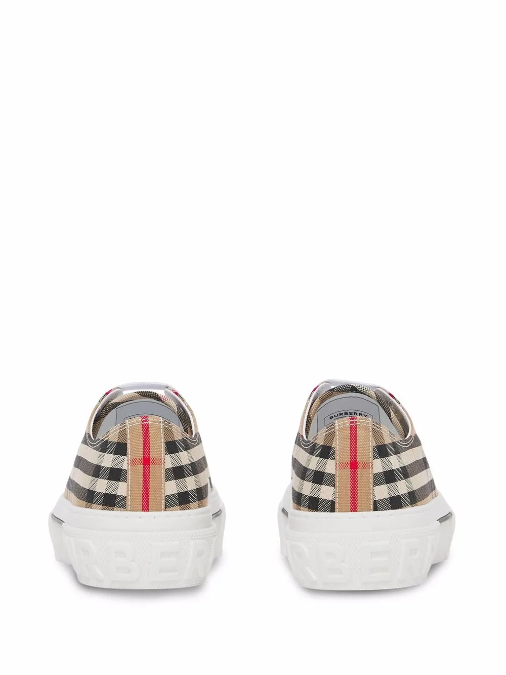 Кеды в клетку Vintage Check Burberry, нейтральный — фото 3