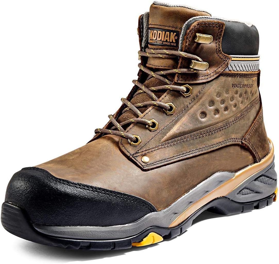 

Мужские водонепроницаемые промышленные ботинки Kodiak 15 см Crusade Ct, коричневый