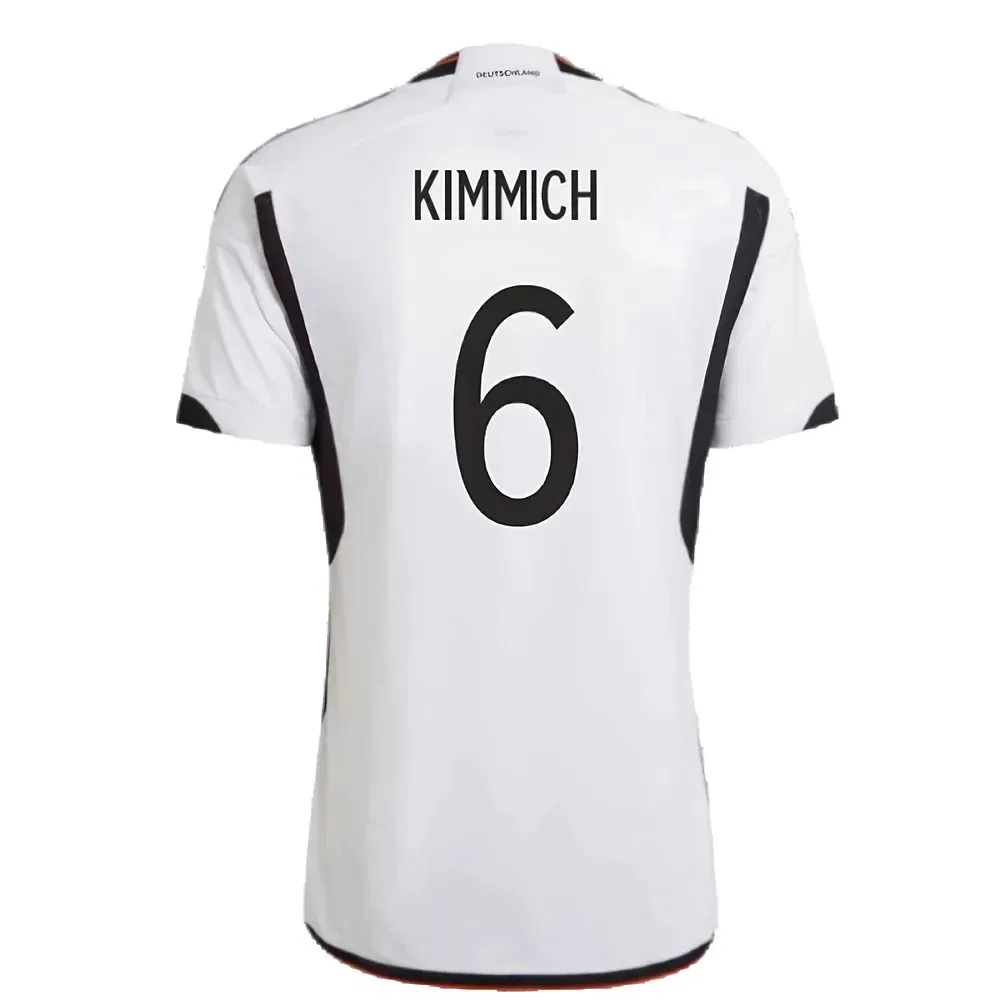 Детская футбольная футболка Germany Home Kimmich 6, белый — фото 2