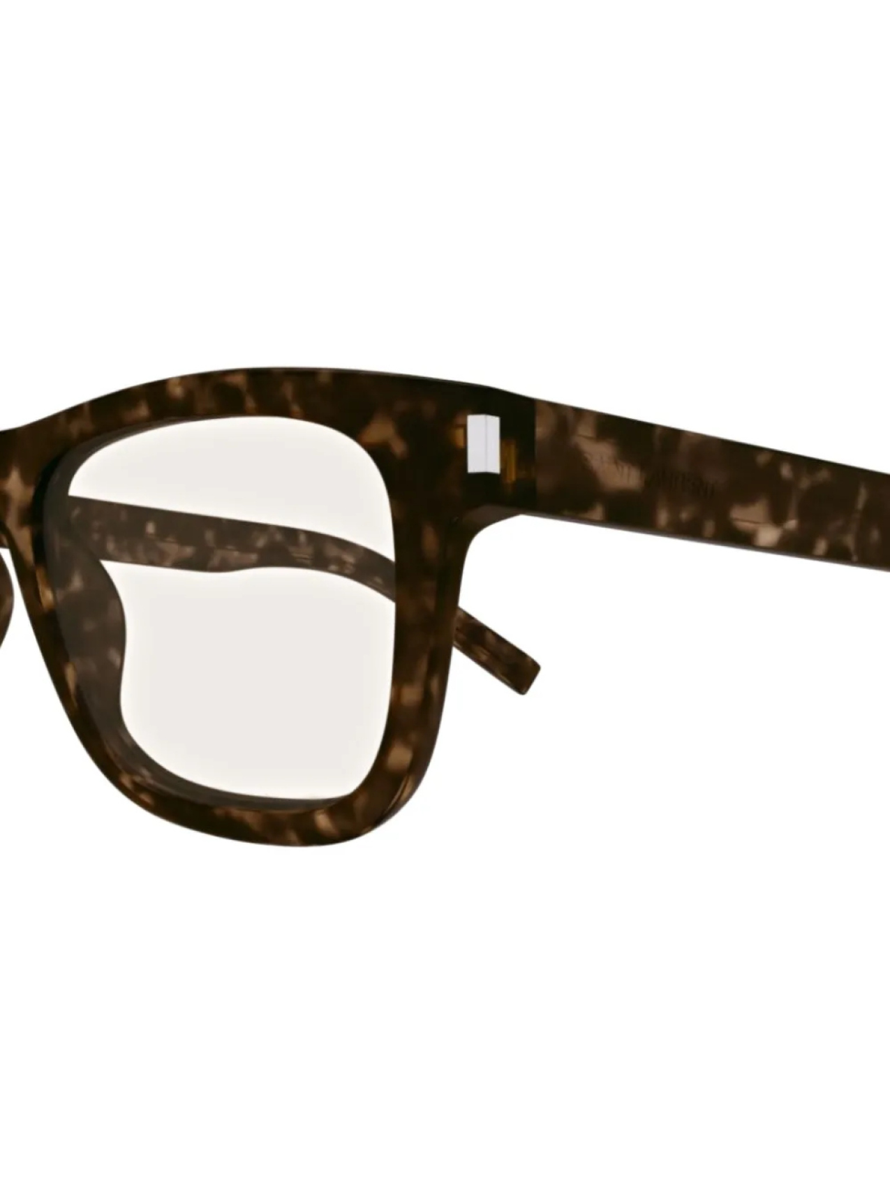 Солнцезащитные очки с гравировкой логотипа Saint Laurent Eyewear, коричневый — фото 3