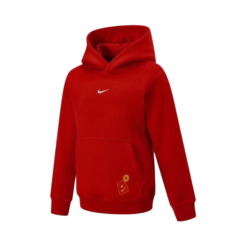 Nike Детская красная толстовка для возраста 3-7 лет — фото 3