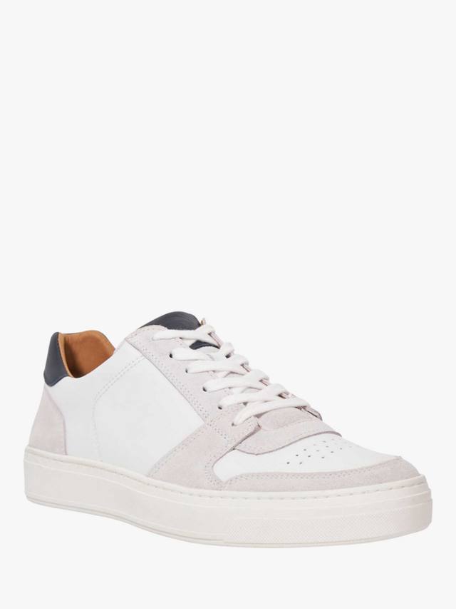 Tawly кожаные кроссовки на шнуровке Dune London, White/Multi — фото 2