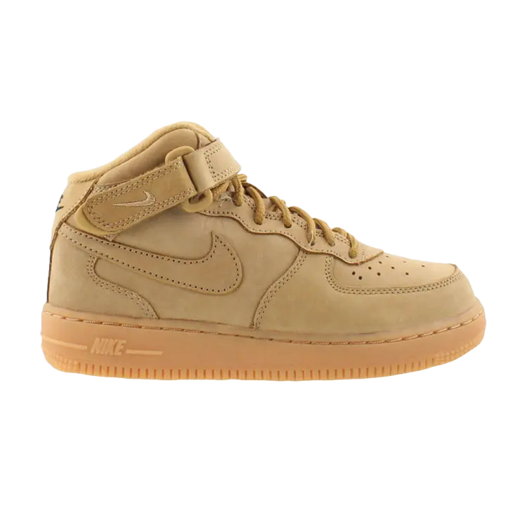 

Кроссовки Nike Air Force 1 Mid WB PS 'Flax', загар