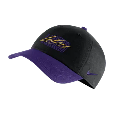 

Бейсболка Nike Los Angeles Lakers Heritage86 NBA Adjustable Hat, черный