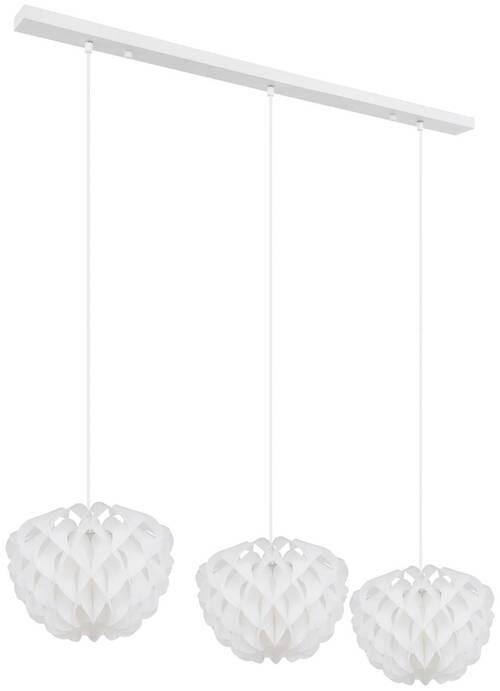 

Подвесной светильник Globo, 101x26x120 см, белый