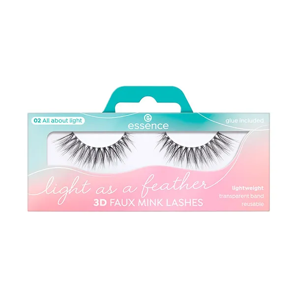 

Синтетические ресницы Pestañas Sinteticas Light Feather 3D 02 Essence, 1 UD