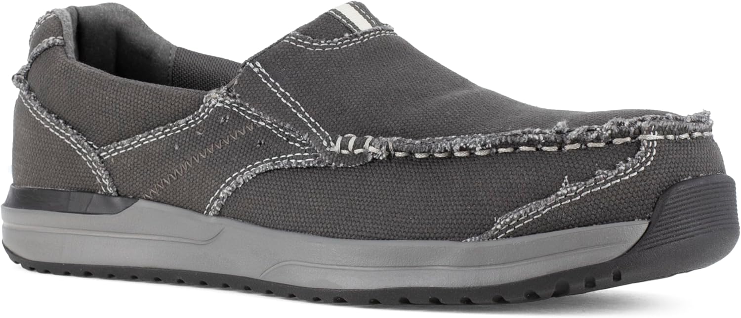 

Мужские слипоны для работы Rockport Rk2151 Langdon с композитным носком, модель Sd10, Брин, Charcoal