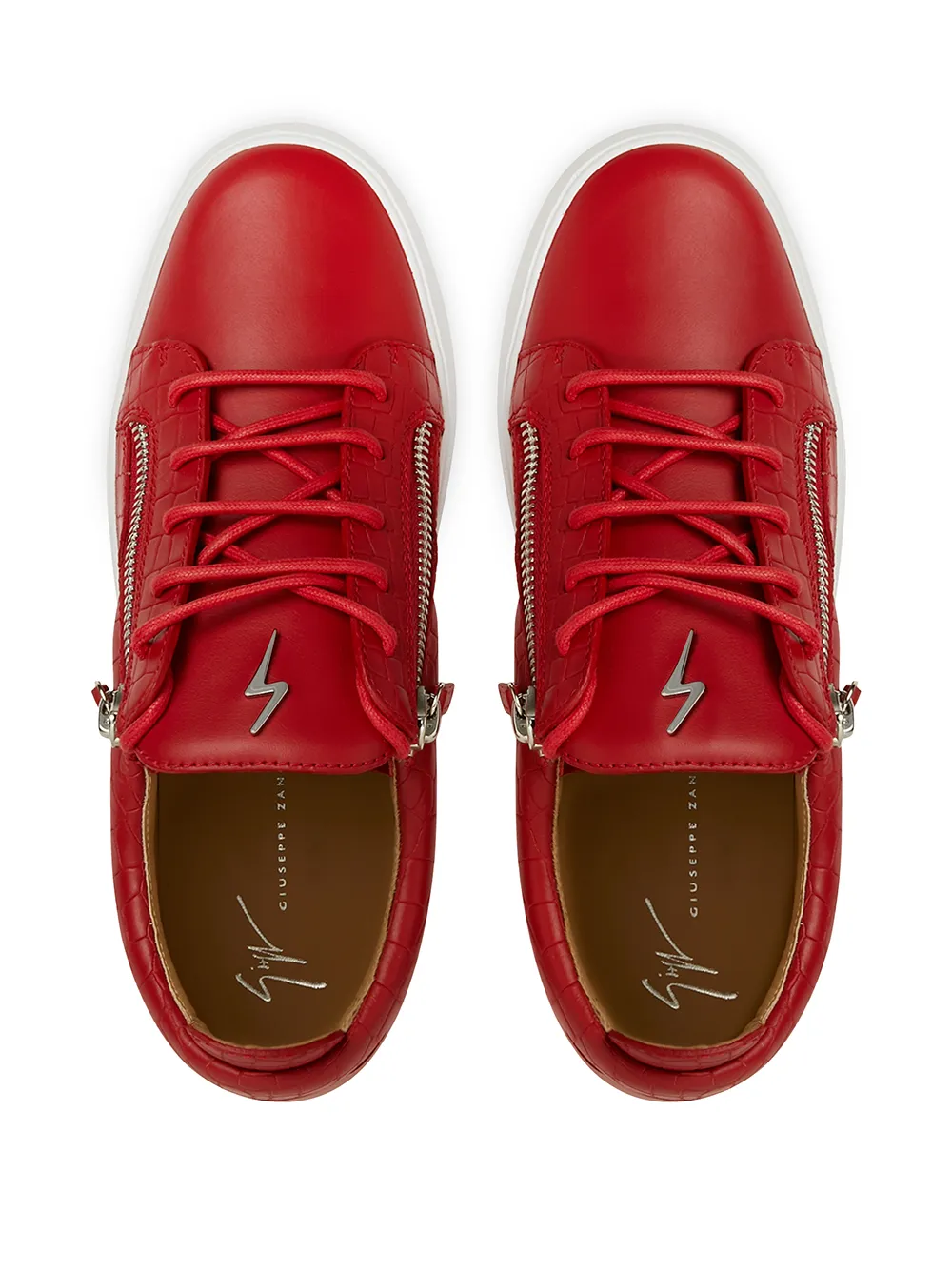 Кроссовки Frankie Giuseppe Zanotti, красный — фото 4