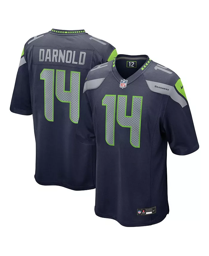 

Футболка игровая Sam Darnold College Navy Seattle Seahawks для подростков Nike