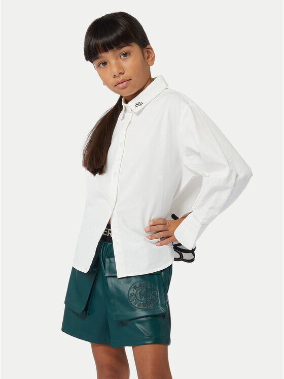

Рубашка стандартного кроя Karl Lagerfeld Kids, белый