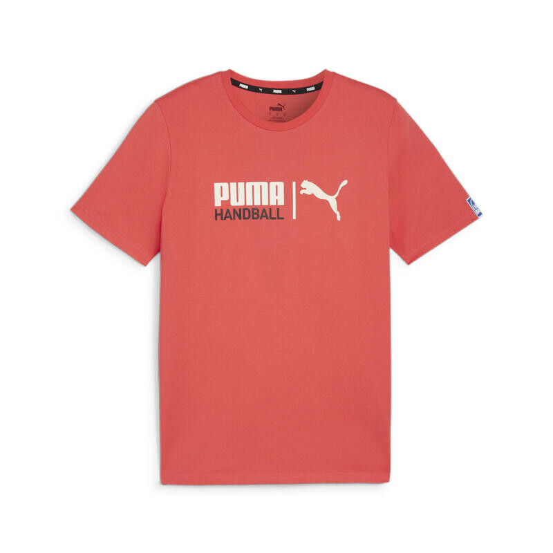 Мужская футболка для гандбола PUMA Active Red Sugared Almond Beige