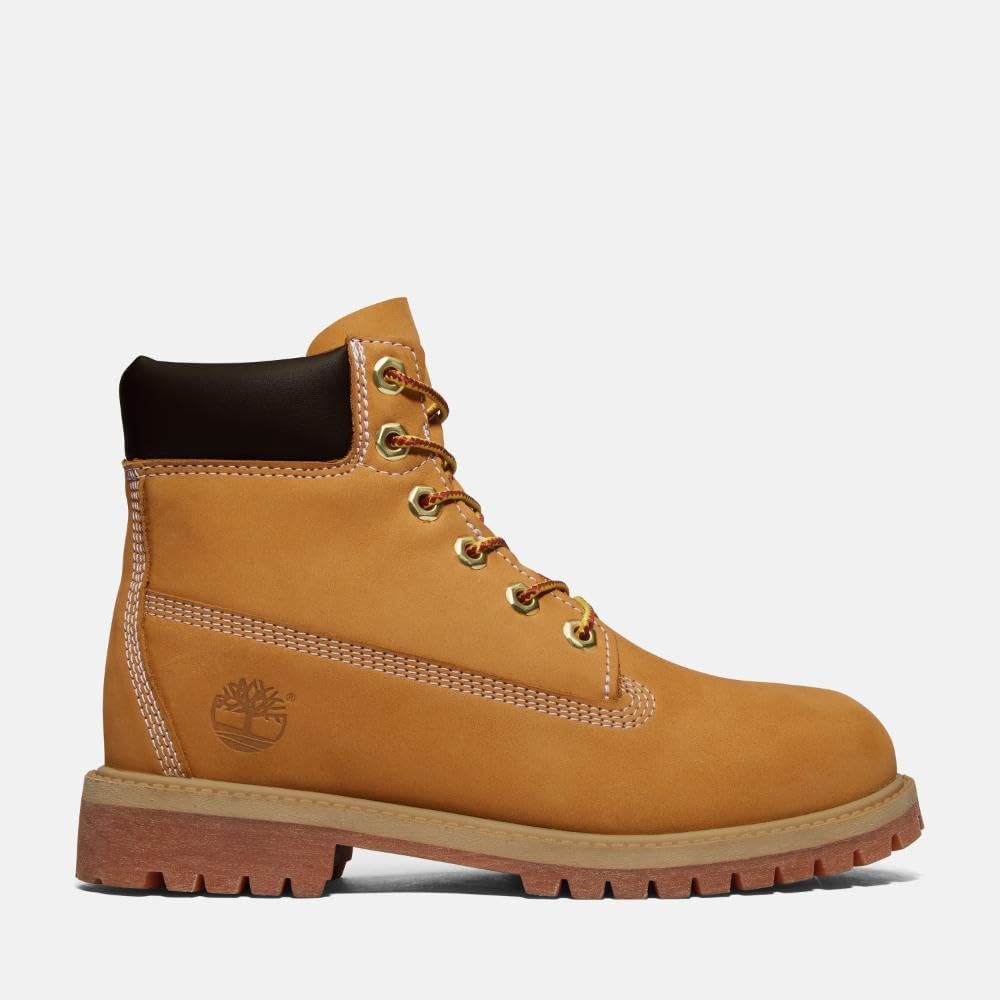 Водонепроницаемые ботинки Timberland Premium 15 см для детей и унисекс, Wheat Nubuck — фото 2