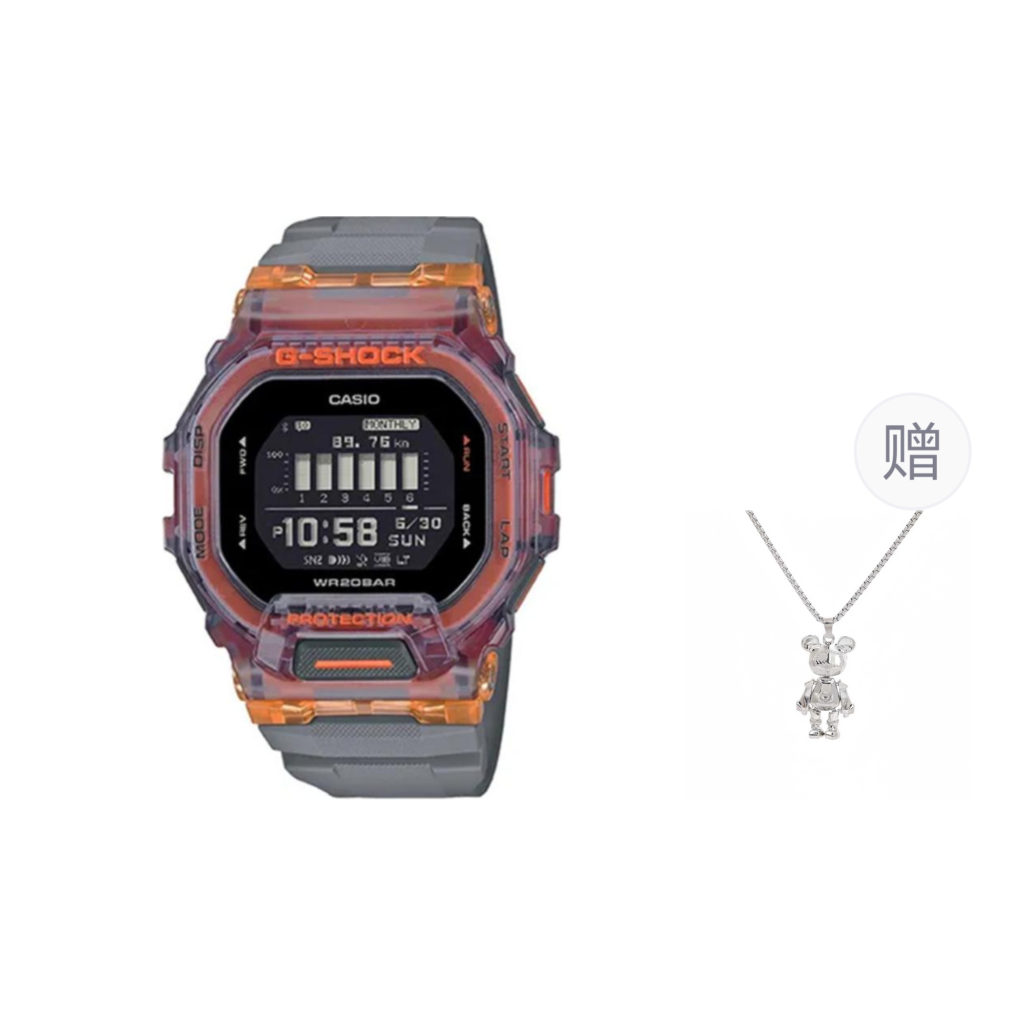 

G-SHOCK Часы G SHOCK Quartz Movement Resin Strap Watch Unisex Black Dial