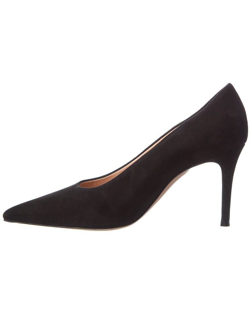 Замшевые туфли Gianvito Rossi Robbie 85, черный