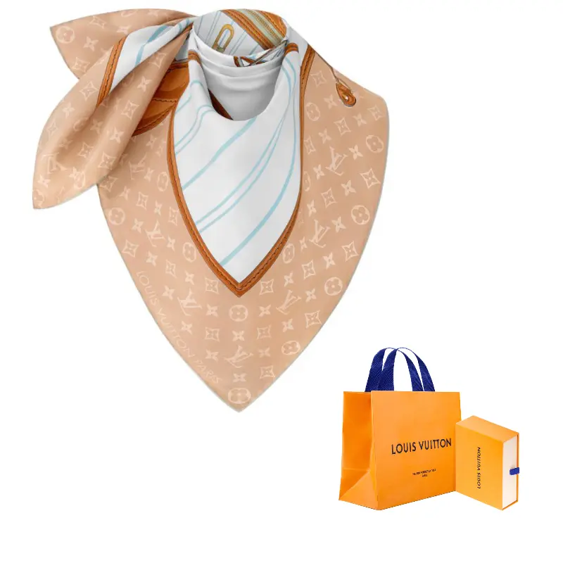 

LOUIS VUITTON Луи Витон M96536 Моя Неверфулл квадратная косынка, Beige