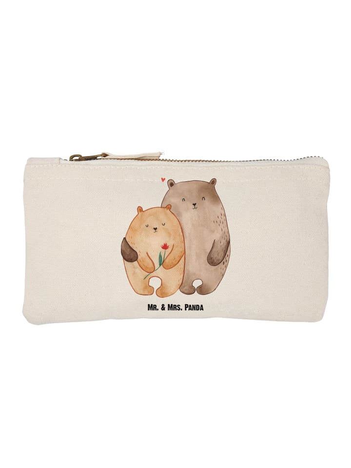 

Mr. & Mrs. Panda Белая тканевая сумка с изображением медведя, без надписи