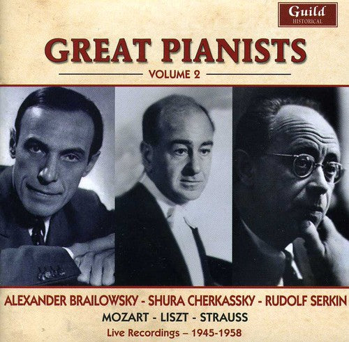 

CD диск Brailowsky / Koussevitsky / Cherkassky / Serkin: Great Pianists 2: 1945 & 1958