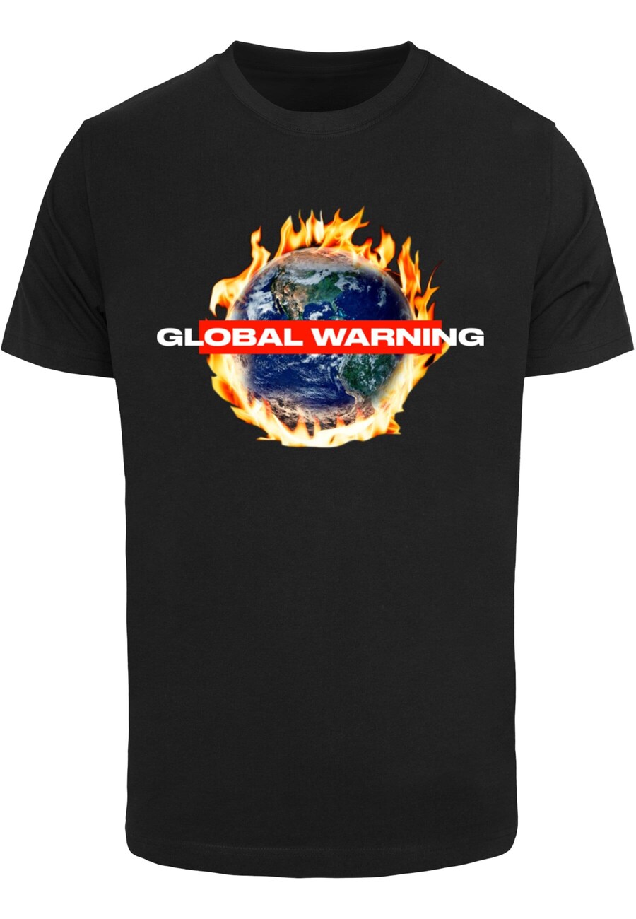 

Рубашка Mister Tee Global Warning, черный