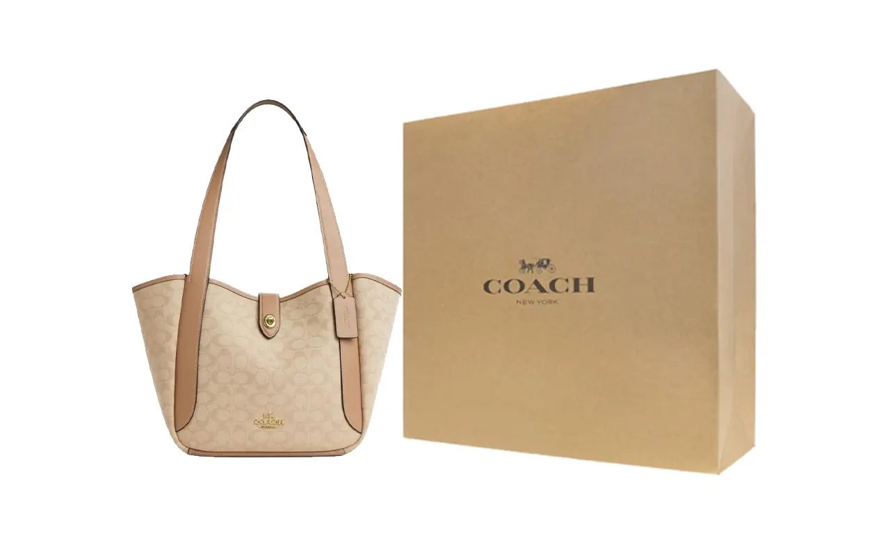 

COACH Сумка-шоппер из ткани и кожи