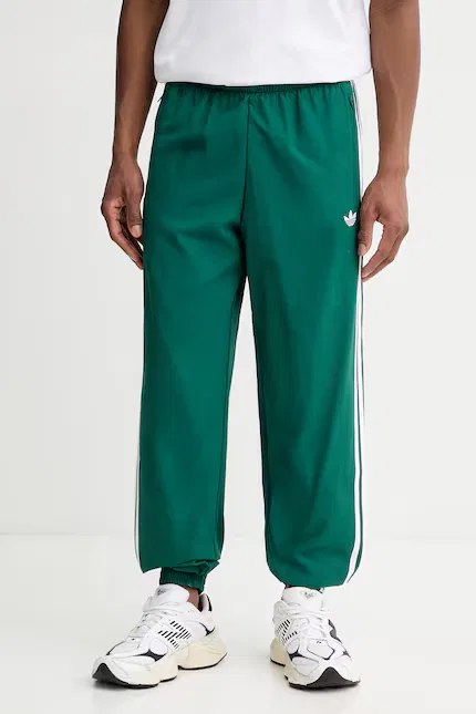 Спортивные штаны Firebird из полиамида Adidas Originals, зеленый