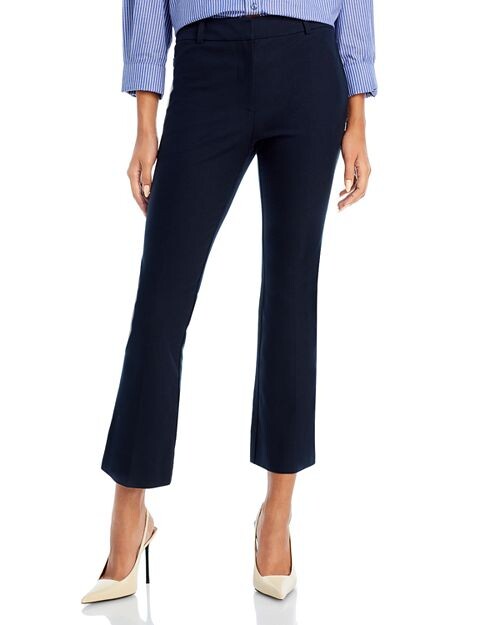 

Укороченные брюки с расклешенным краем Derek Lam 10 Crosby, цвет Blue