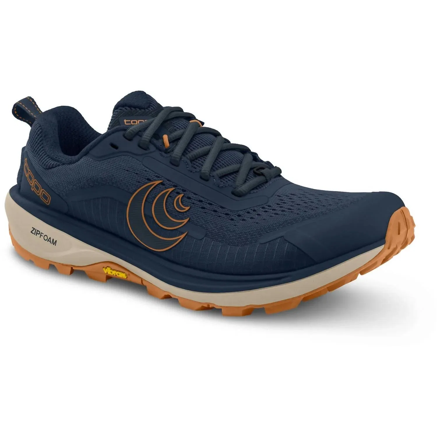 Topo Athletic Мужские кроссовки для трейлраннинга Terraventure 5, темно-синие/оранжевые