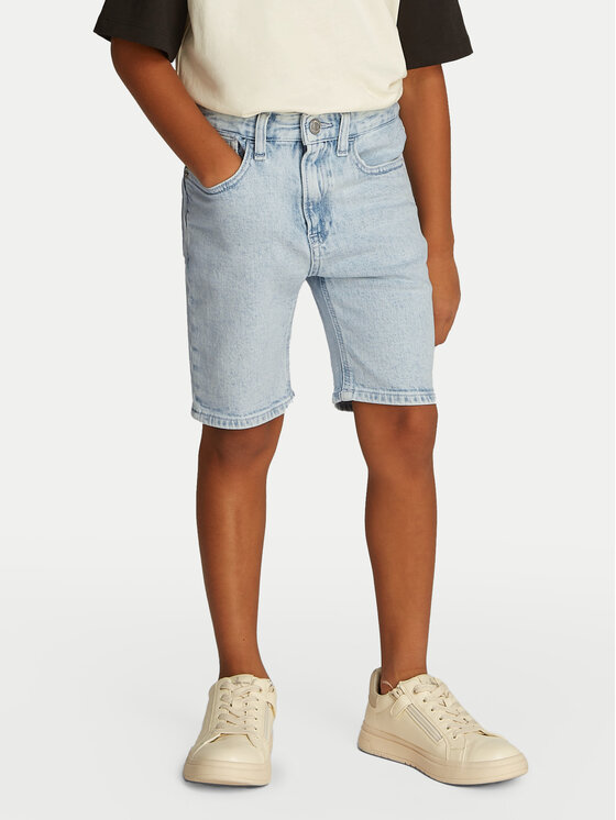 

Джинсовые шорты обычного кроя IB0IB02432 Calvin Klein Jeans, синий