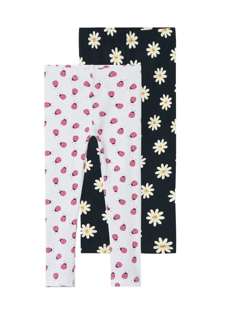 

Леггинсы Name It "NMFVIVIAN 2P AOP LEGGING" (упаковка, 2 шт.), белый