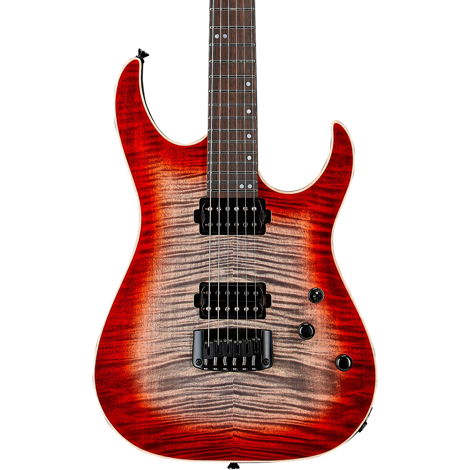 

Электрогитара Schecter Guitar Research Custom Shop Sunset 24-6 Hipshot Red Stain Black Burst