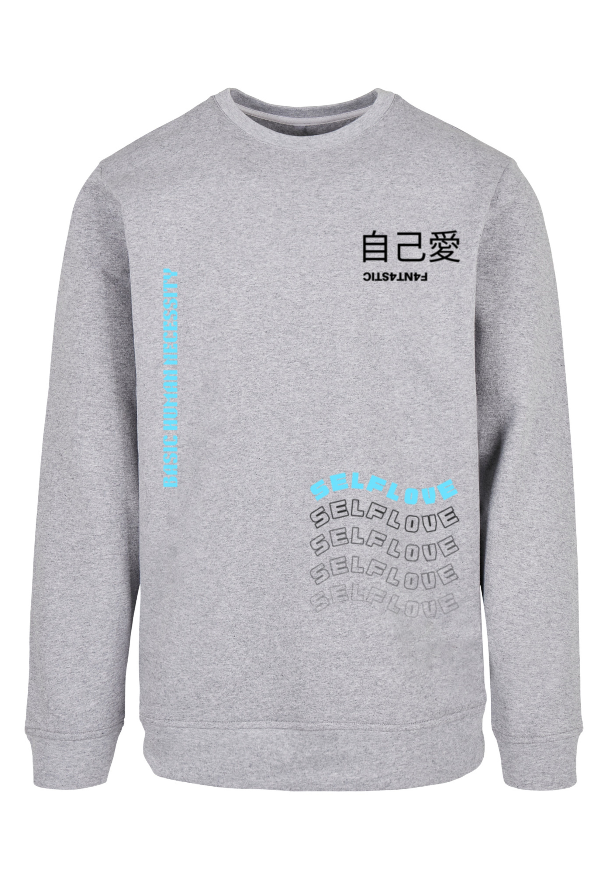 

Пуловер F4NT4STIC Sweatshirt Self Love CREWNECK, цвет grau meliert