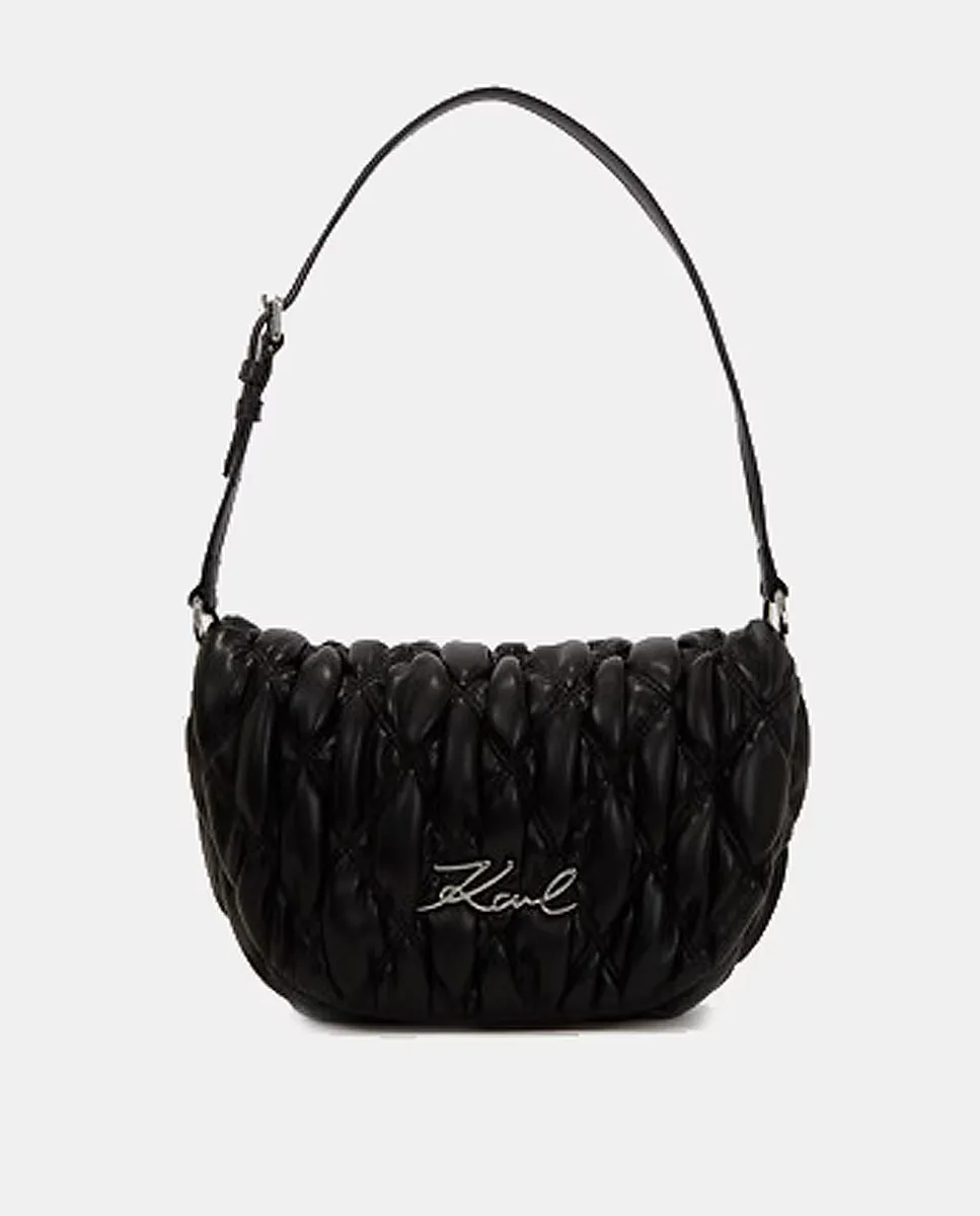 

Сумка k/signature kuilt flap shb Karl Lagerfeld, черный