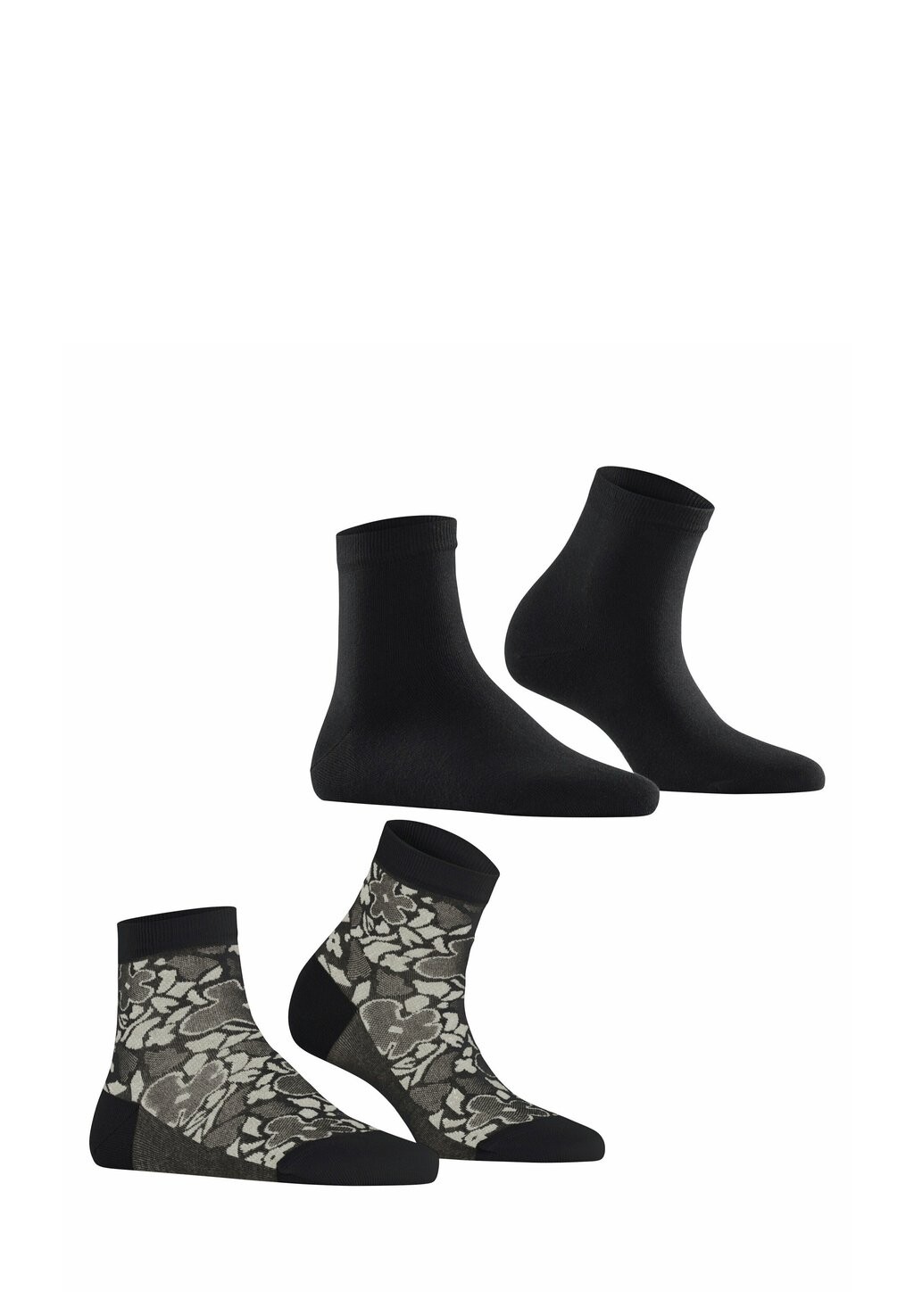 

Носки GERANIUM 2-PACK Esprit, цвет Mottled Black