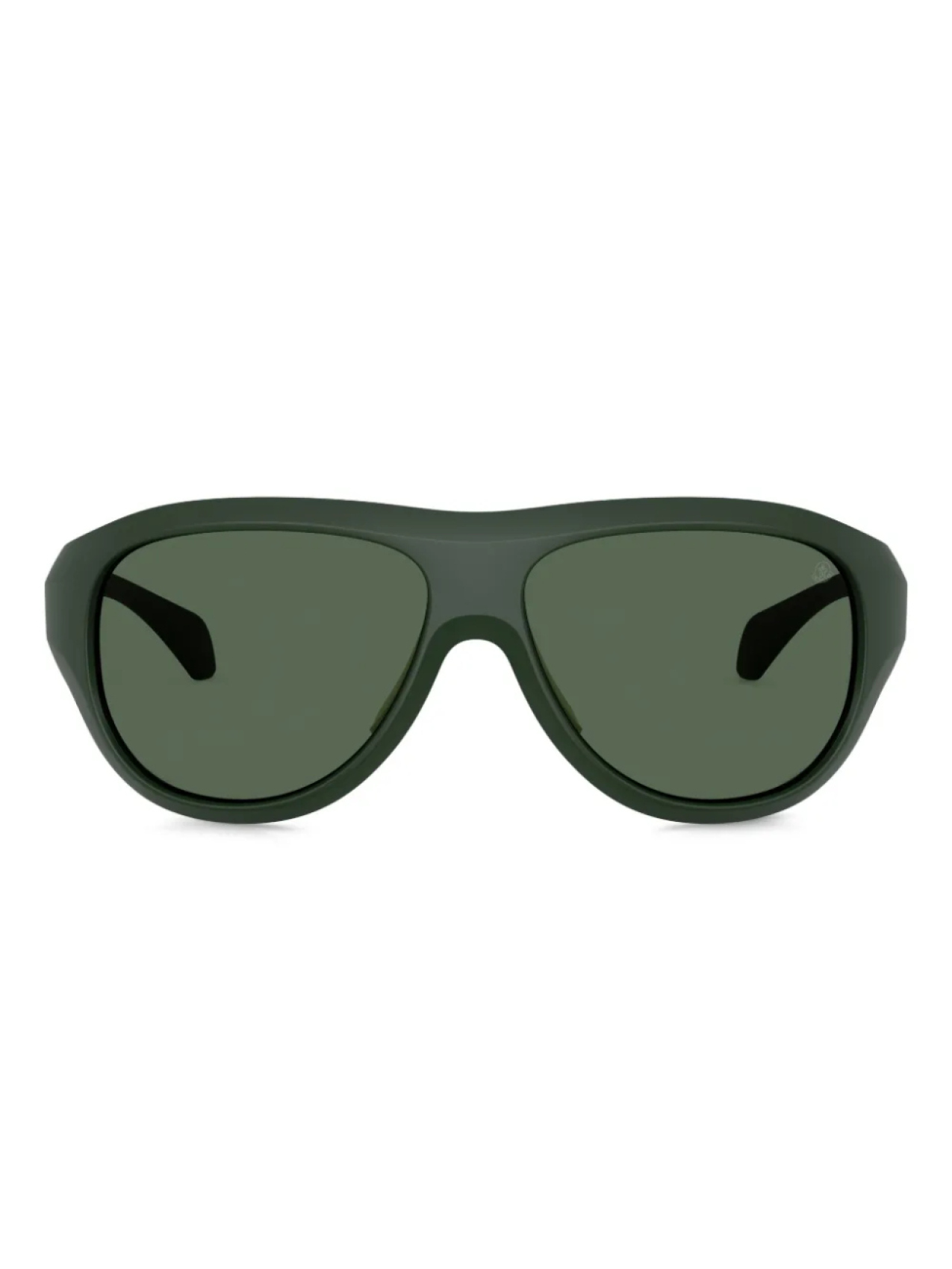

Moncler Eyewear matte-finish солнцезащитные очки, зеленый