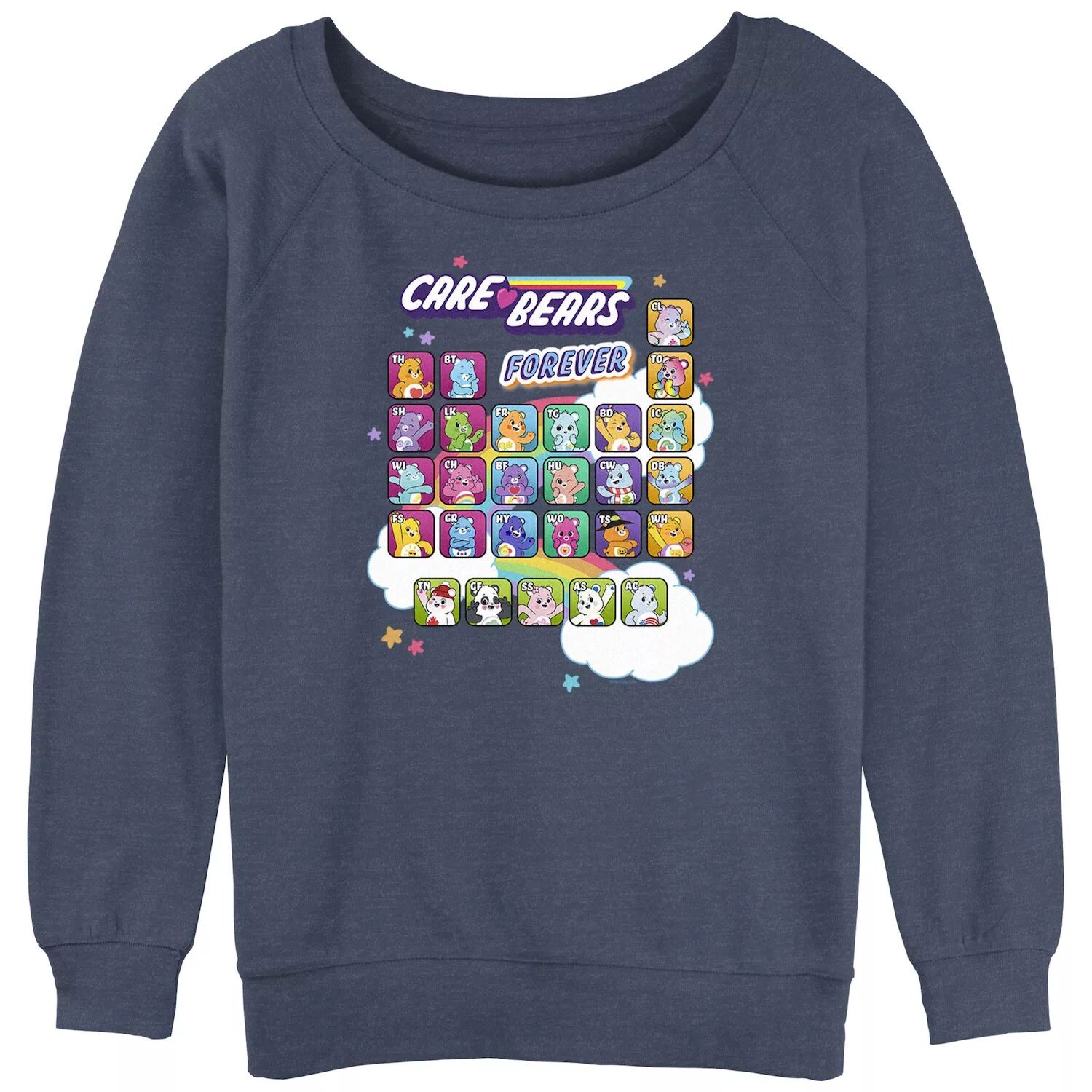 Махровый пуловер с напуском для юниоров Care Bears Periodic Care Bear Table Licensed Character