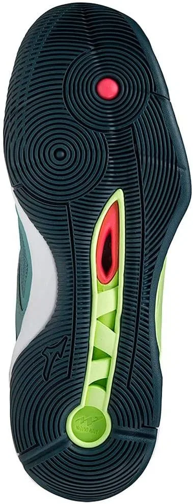 Волейбольные кроссовки Mizuno Unisex 2 Wave Momentum Mid, размер 10, Blue White Stone Blue Stratifieds White — фото 2