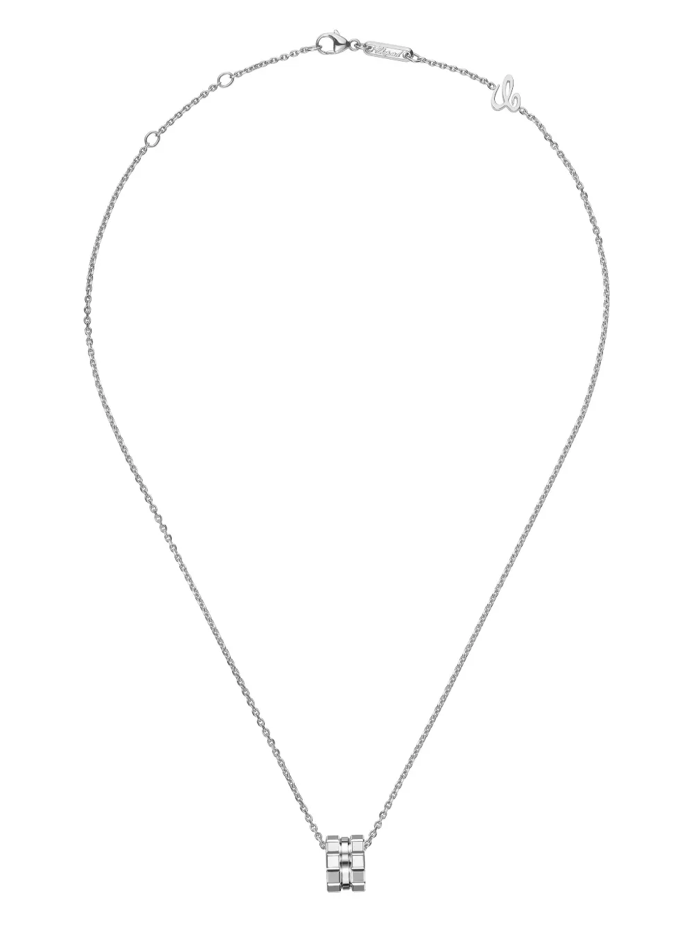 

Колье Ice Cube с подвеской Chopard, белый