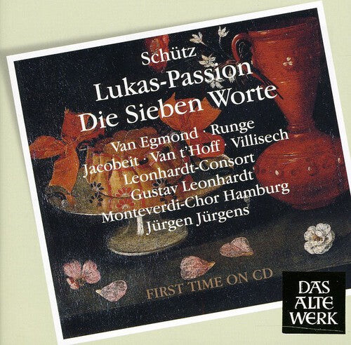 

CD диск Schutz / Egmond / Monteverdi Choir / Jurgens: Schutz: Lukas Pasion / Sieben Worte