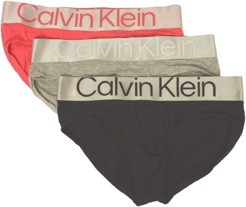

Мужские трусы Calvin Klein NB3129O, комплект из 3 шт., эластичный хлопок, эластичный, для просмотра товара, Jso Cerise Lipstich / Grey Heather / Black