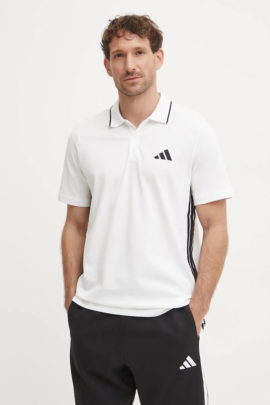 

Хлопковая футболка Essentials Adidas, бежевый