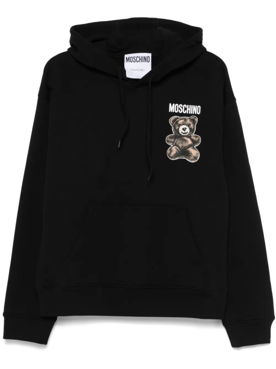 

Толстовка с капюшоном Moschino Teddy Bear с принтом, черный