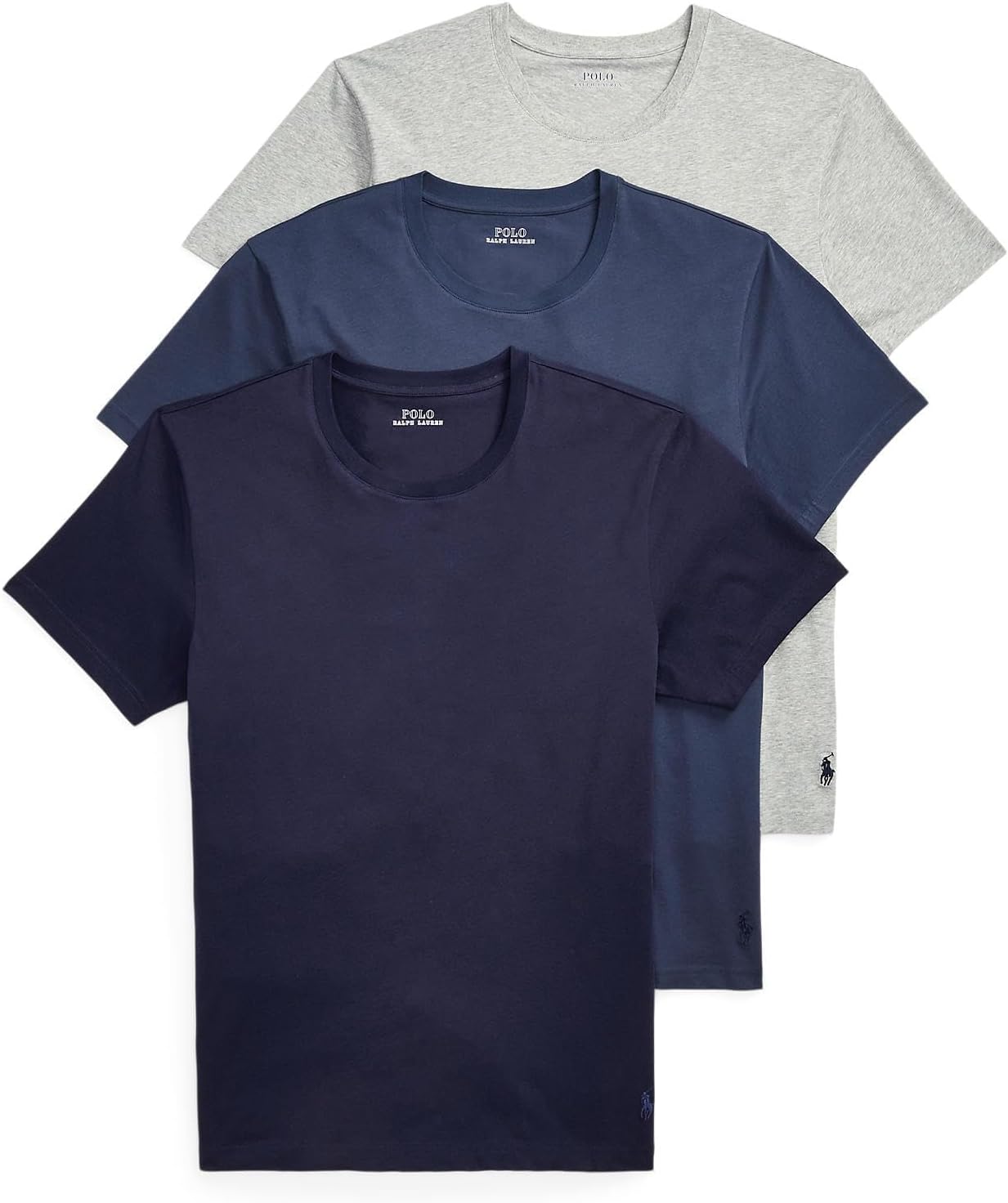 

POLO RALPH LAUREN Мужская футболка-поло из органического хлопка, Navy/Blue/Gray, Синий, POLO RALPH LAUREN Мужская футболка-поло из органического хлопка, Navy/Blue/Gray