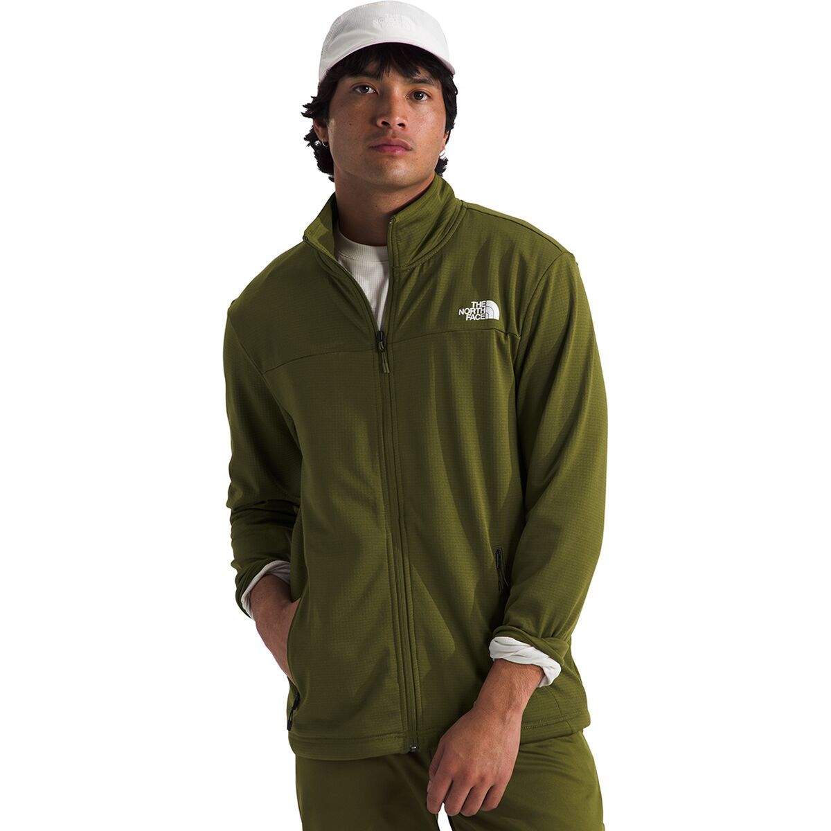 

Седр трейл сетчатая флисовая куртка на молнии The North Face, зеленый