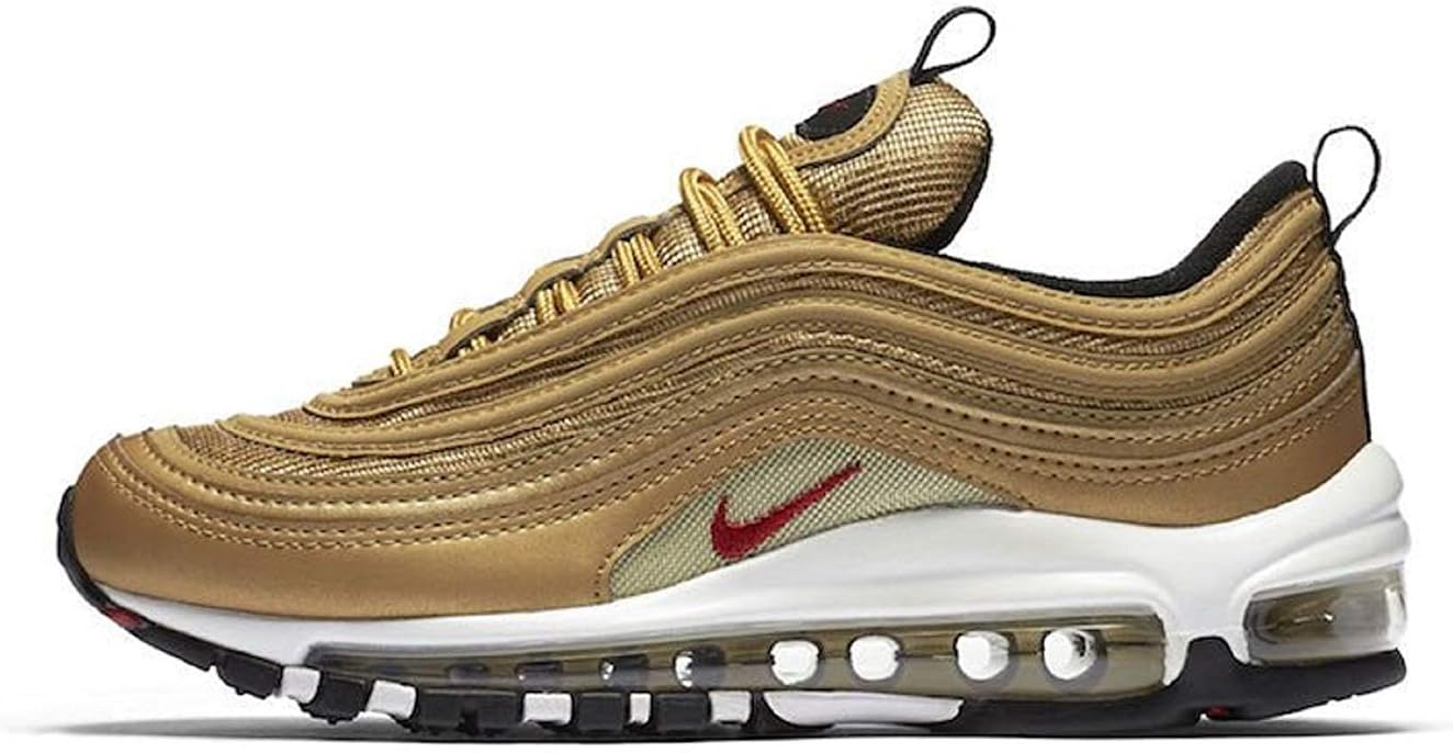 

Мужские кроссовки для бега Nike Air Max 97 (GS) Competition, белый/черный/красный/золотой